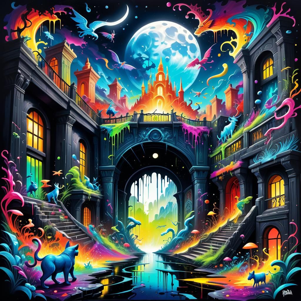 Glow in the dark world