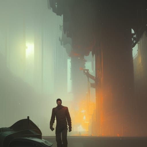 Grant Ward Concept Art in Art Nouveau Style