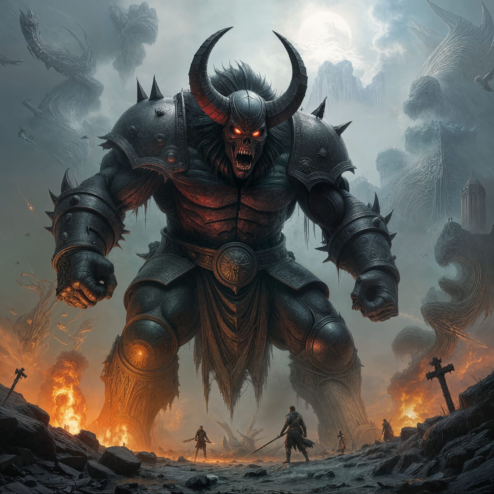 Horror Heavy Metal Album Cover Art