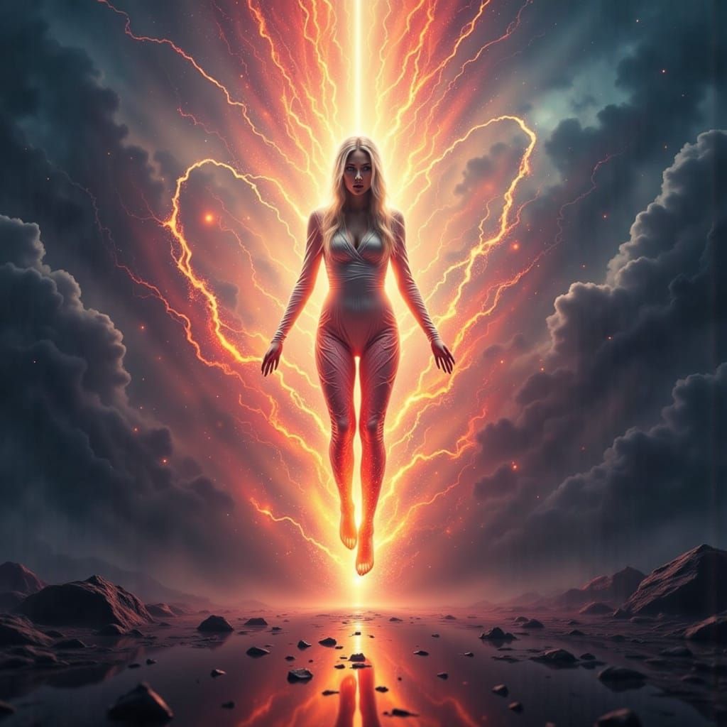 Vibrant Digital Art of a Creative Explosion