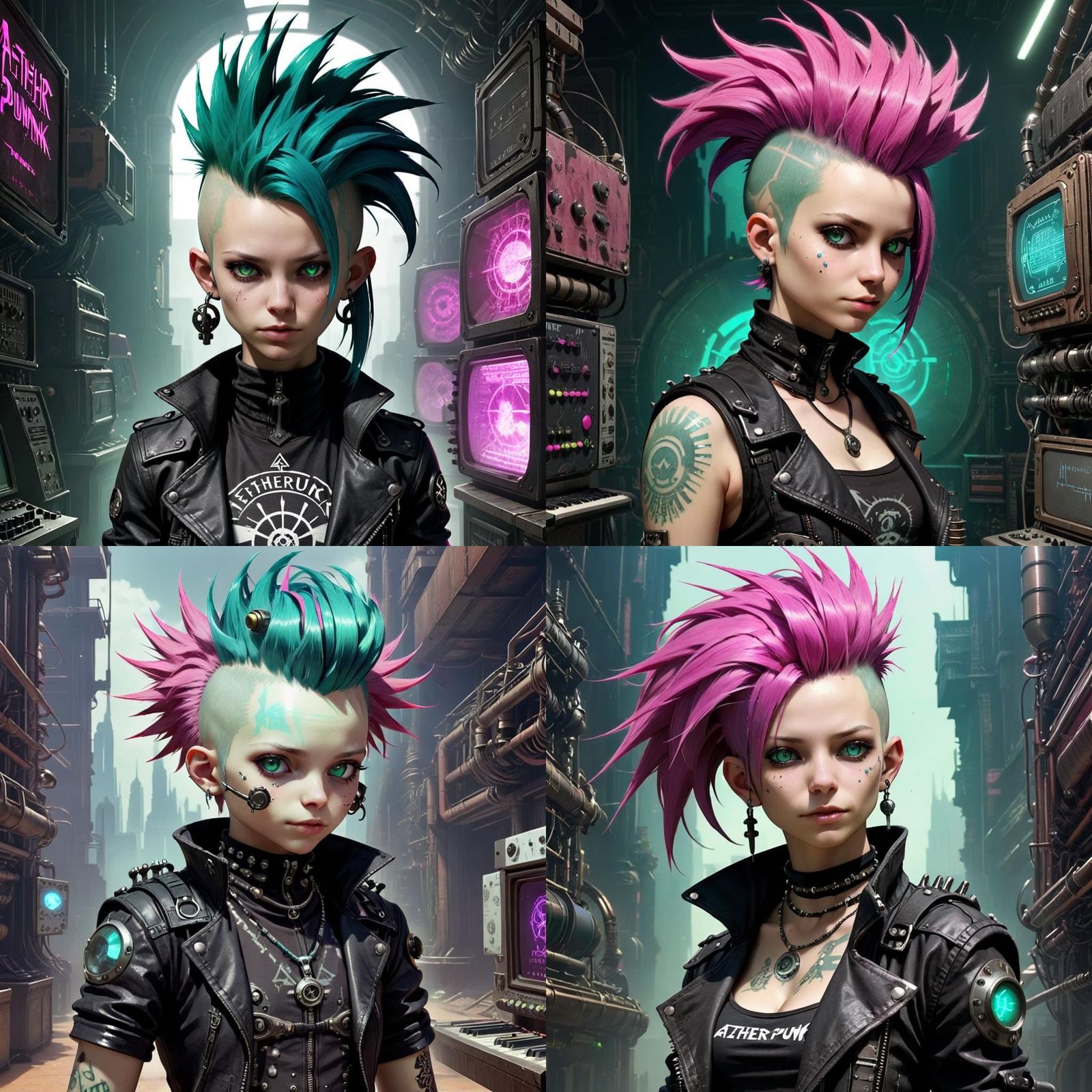 Aetherpunk Creation by AI Image Generator