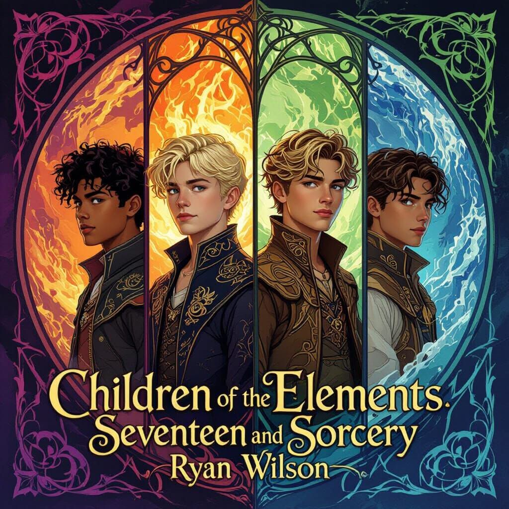 Children of the Elements: Dark Fantasy Concept Art