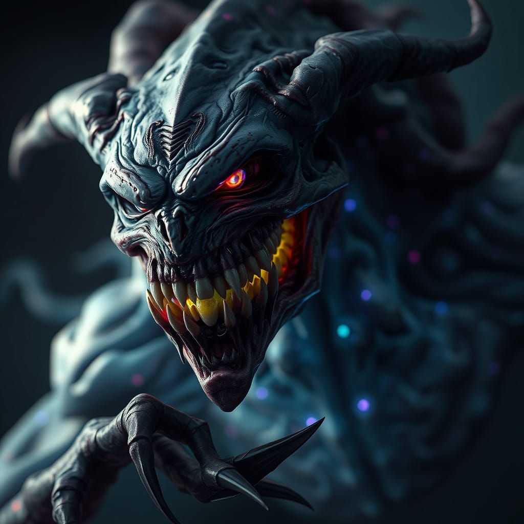 Dark Fantasy Creature Concept Art