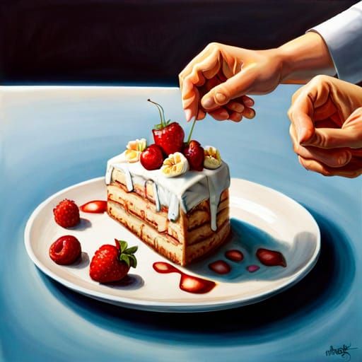 Hyperrealistic and Amazing Banana Split Creation