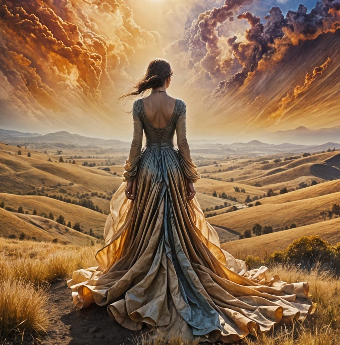 Abstract Evocative Image Generated by AI