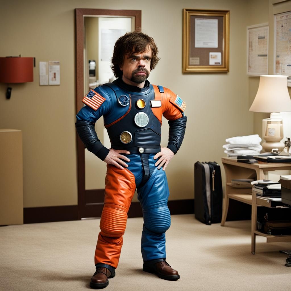 Man in Space Pants: A Fashionable AI Creation