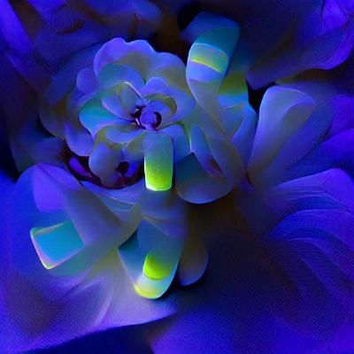 Abstract Luminescent Image Generated by AI