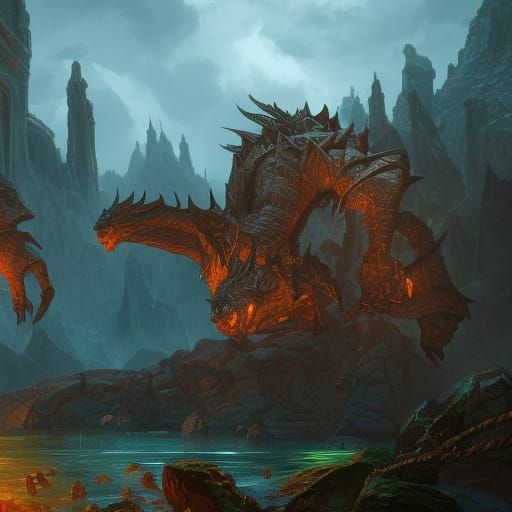 Fantastical Dungeons and Dragons Concept Art