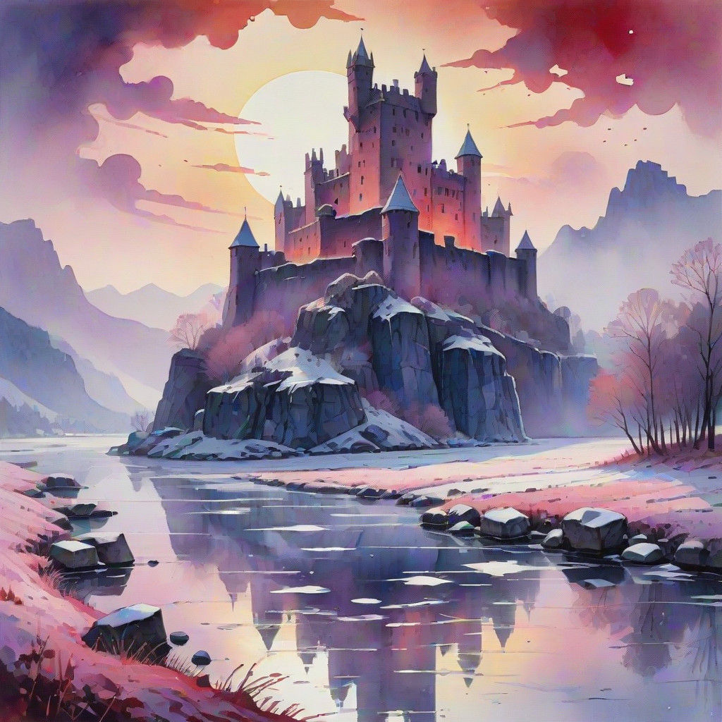 Castle Emerge from Whimsical Morning Mist