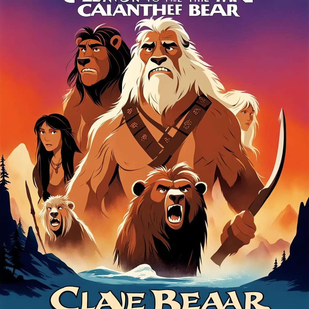 Clan of the Cave Bear: Disney Animation Film Poster