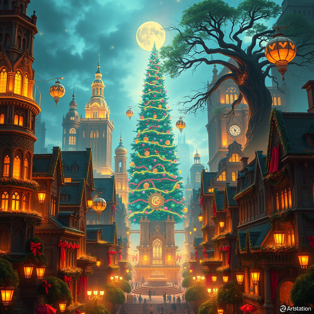 Poinsettia City: Urban Fantasy Christmas Metropolis