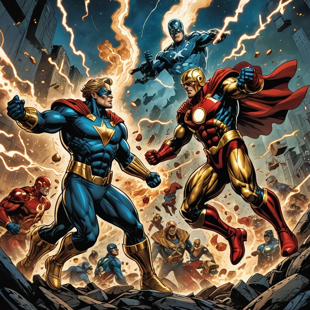 Epic Comic Book Battle: Homelander vs Omni-Man