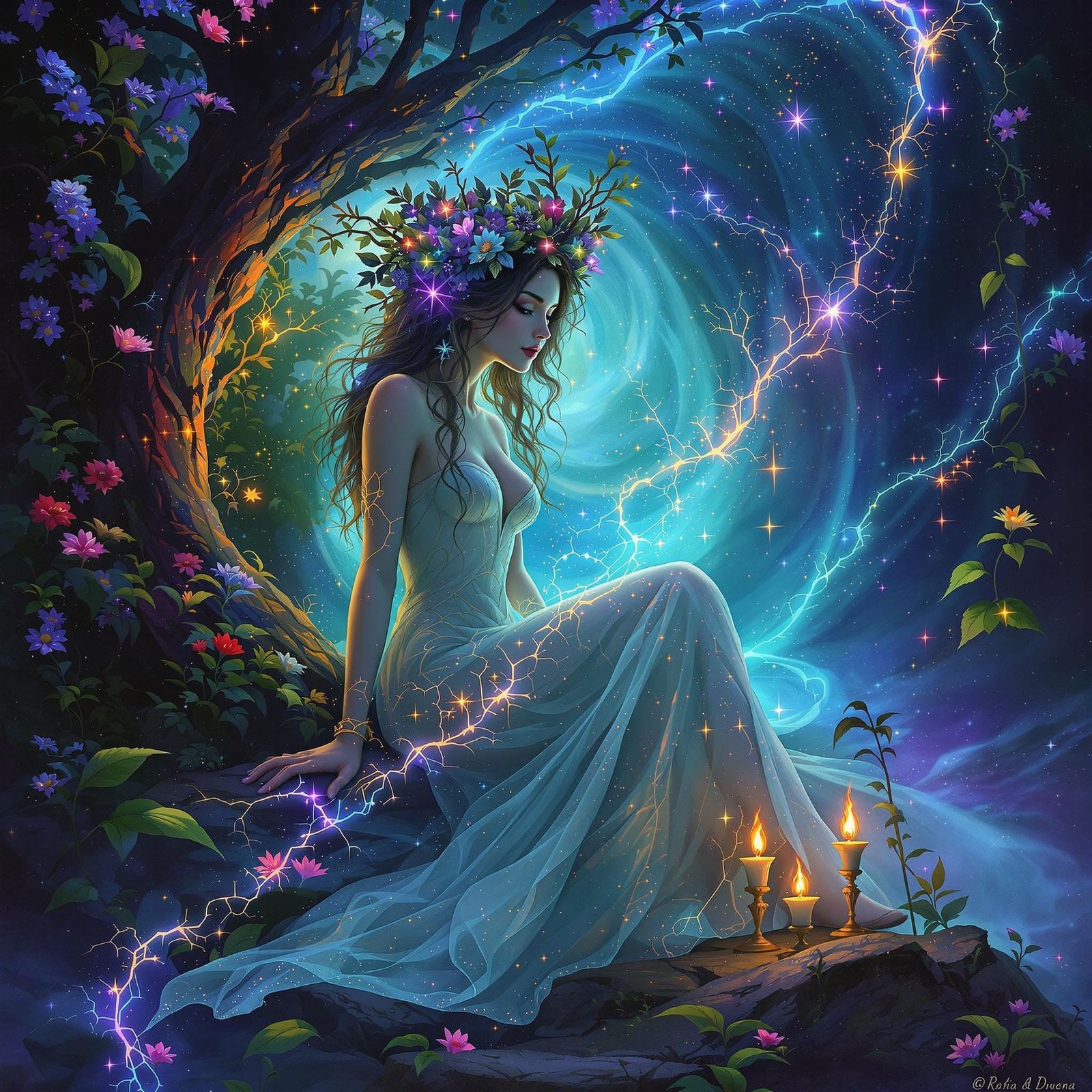 Enchanted Faery Portals in Vibrant, Lucid Dreamscapes