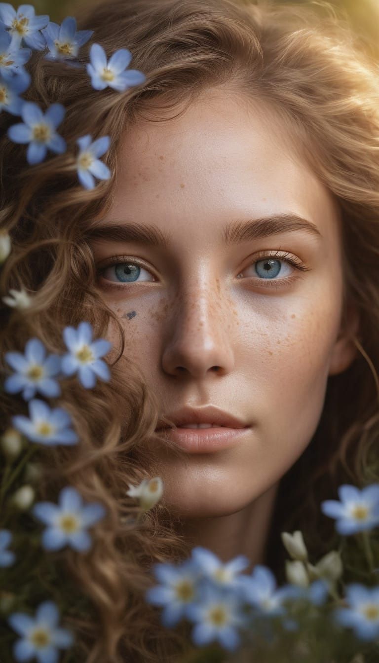 Hyper-Realistic Portrait of Duality