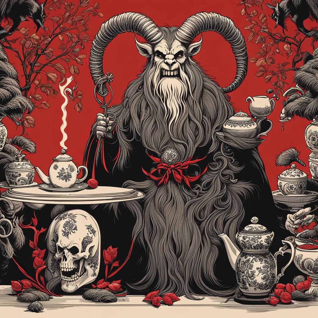Krampus and Chinese Death Tea Party
