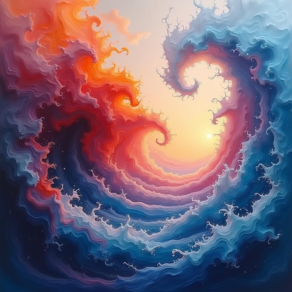 Dynamic Abstract Shapes in Vibrant Motion