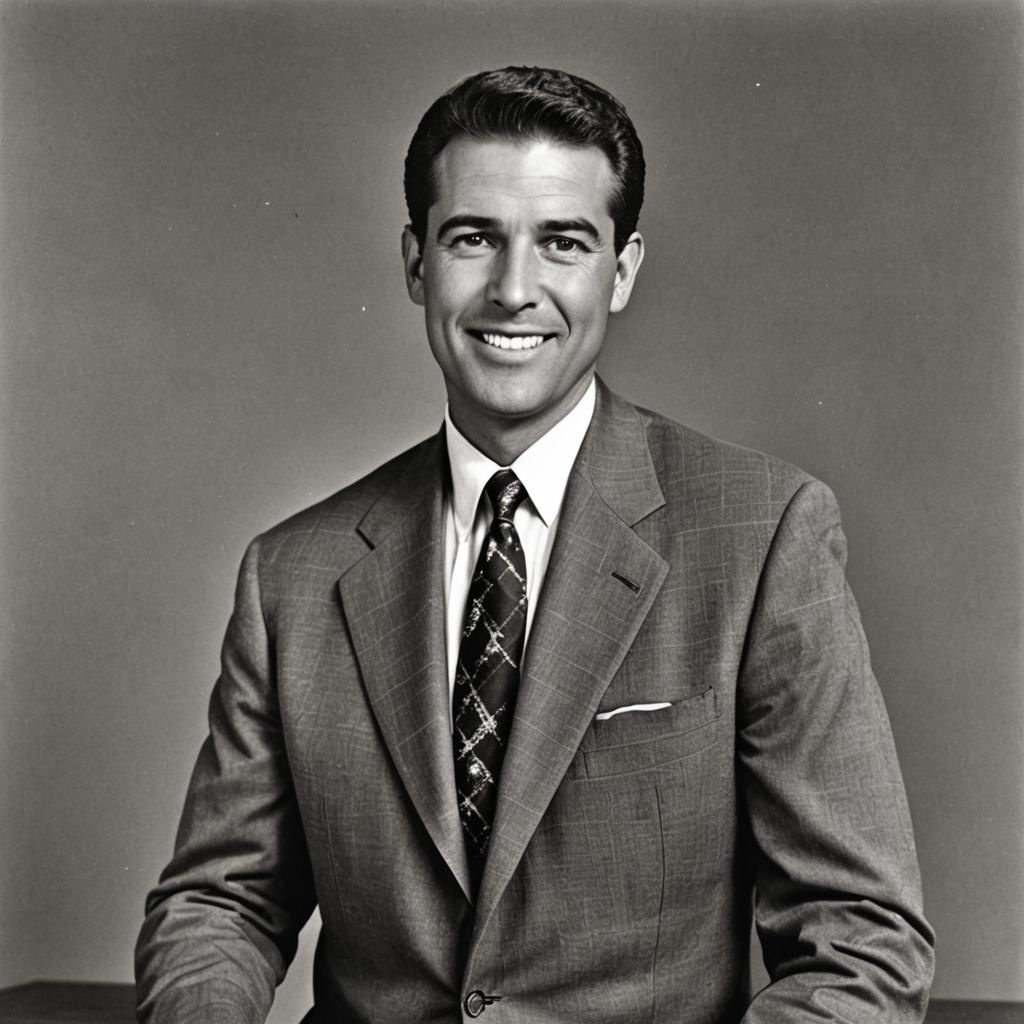 Sports Announcer Broadcasting Live on ESPN