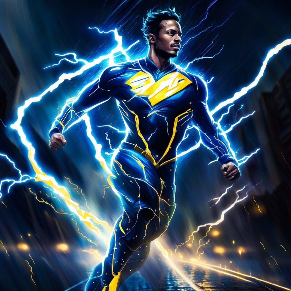 A man with super powers