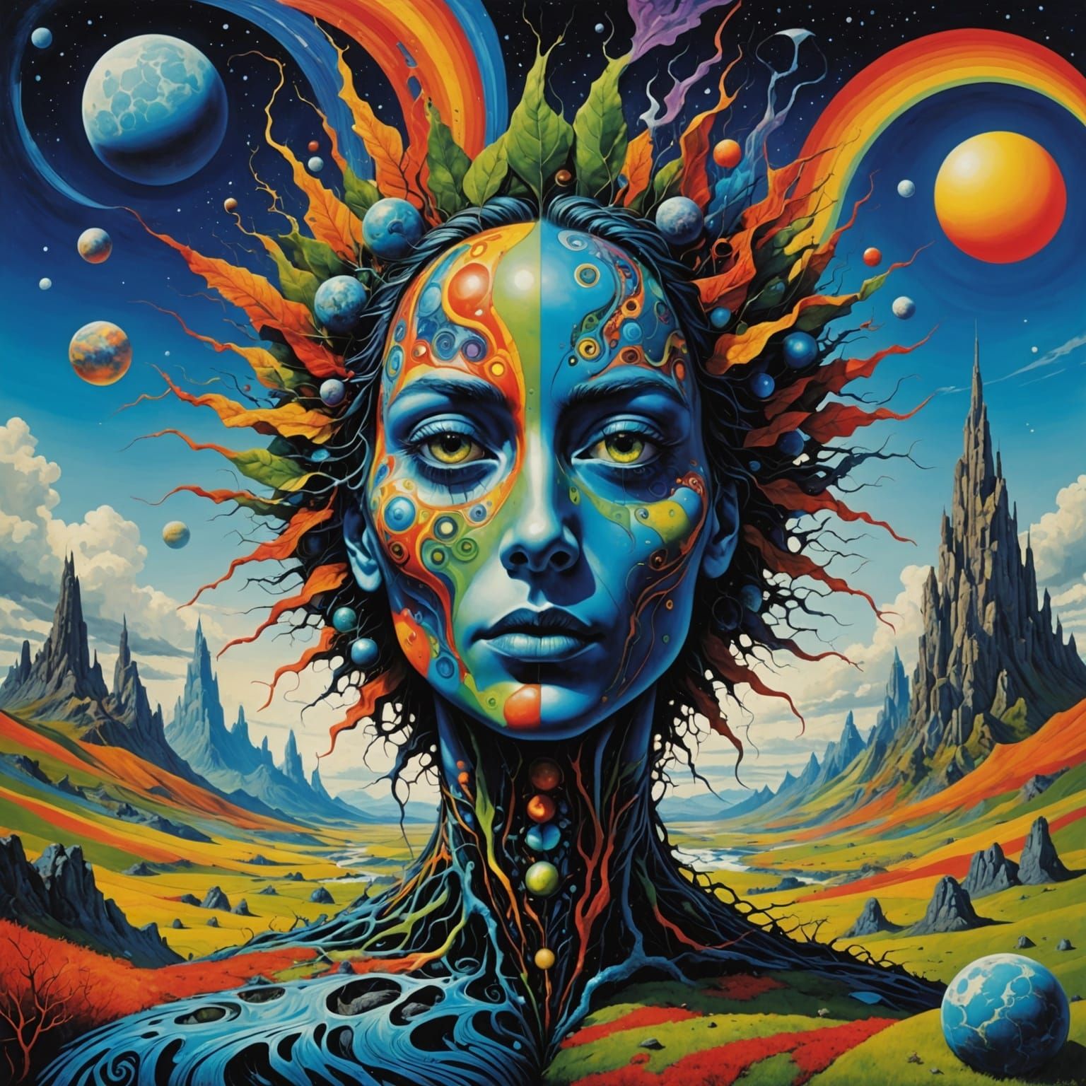 Surreal and Psychedelic Collages Capture the Multifaceted Na...