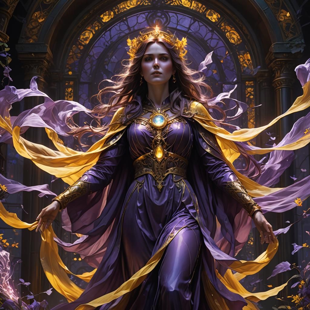Ethereal Ghost Women in Silk: Dark Fantasy Art
