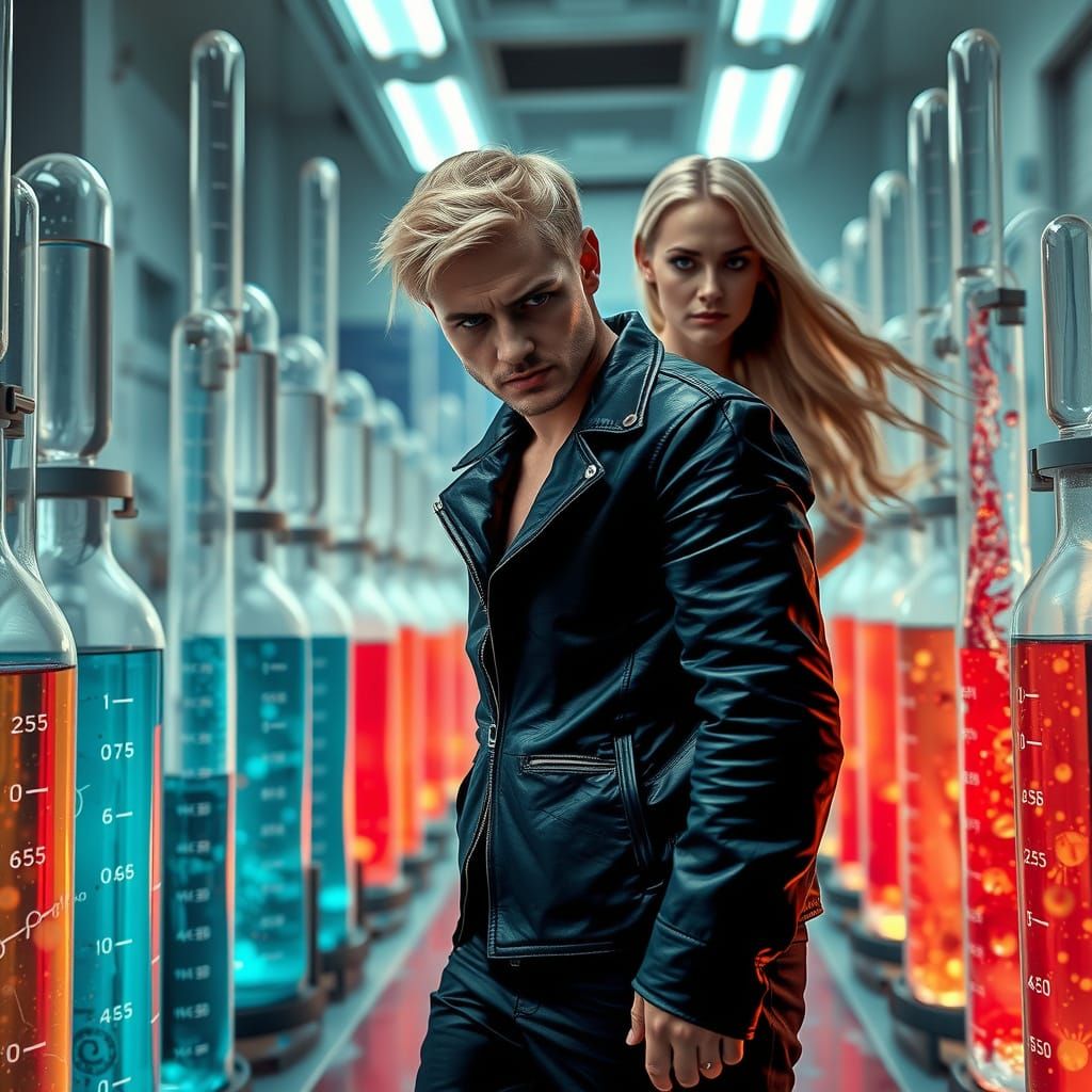 Gentle Soul in Despair: A Photorealistic Live-Action Portrai...