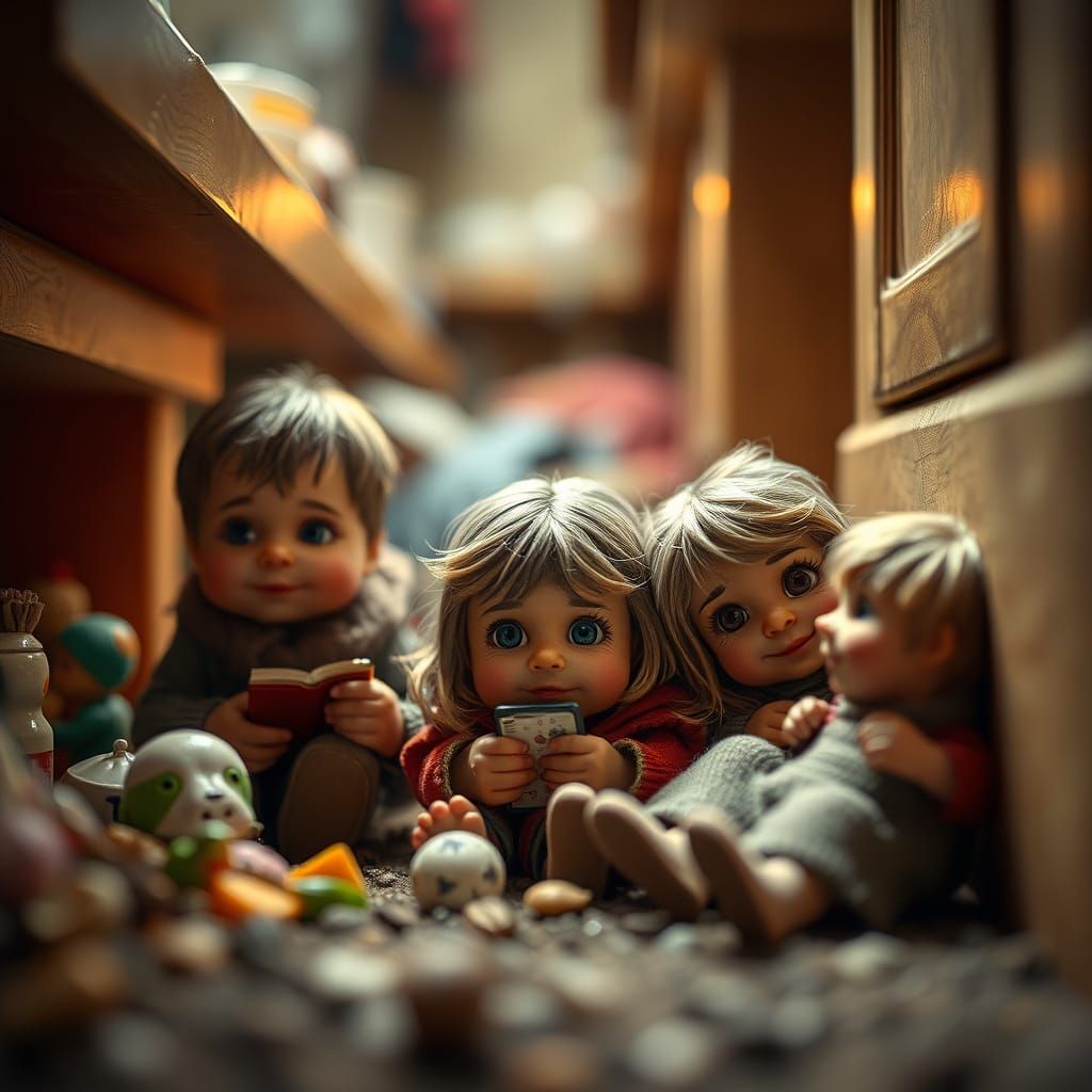 Secretive Borrowers Under Human Floors in Natural Lighting