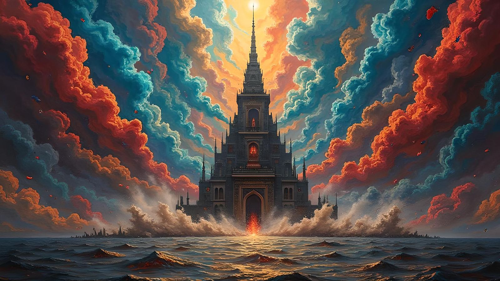 Graphic Arabesque Liquifies into Multidimensional Cipher