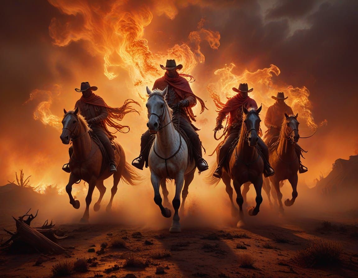 Ghost Riders in the Sky: Gothic Fantasy Art