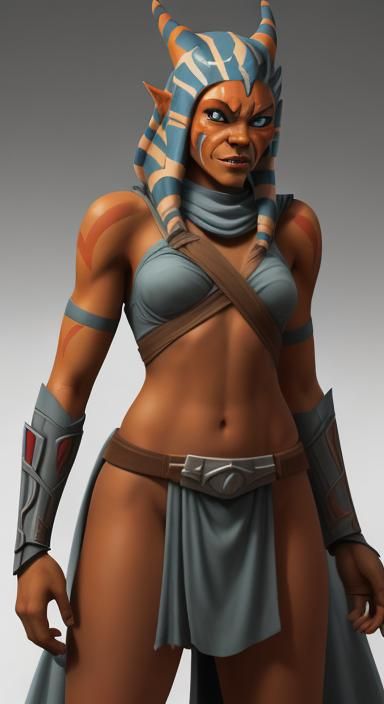 Ahsoka Tano as an Orc Character