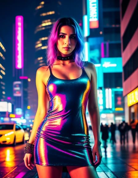 Abstract Shiny AI-Generated Image