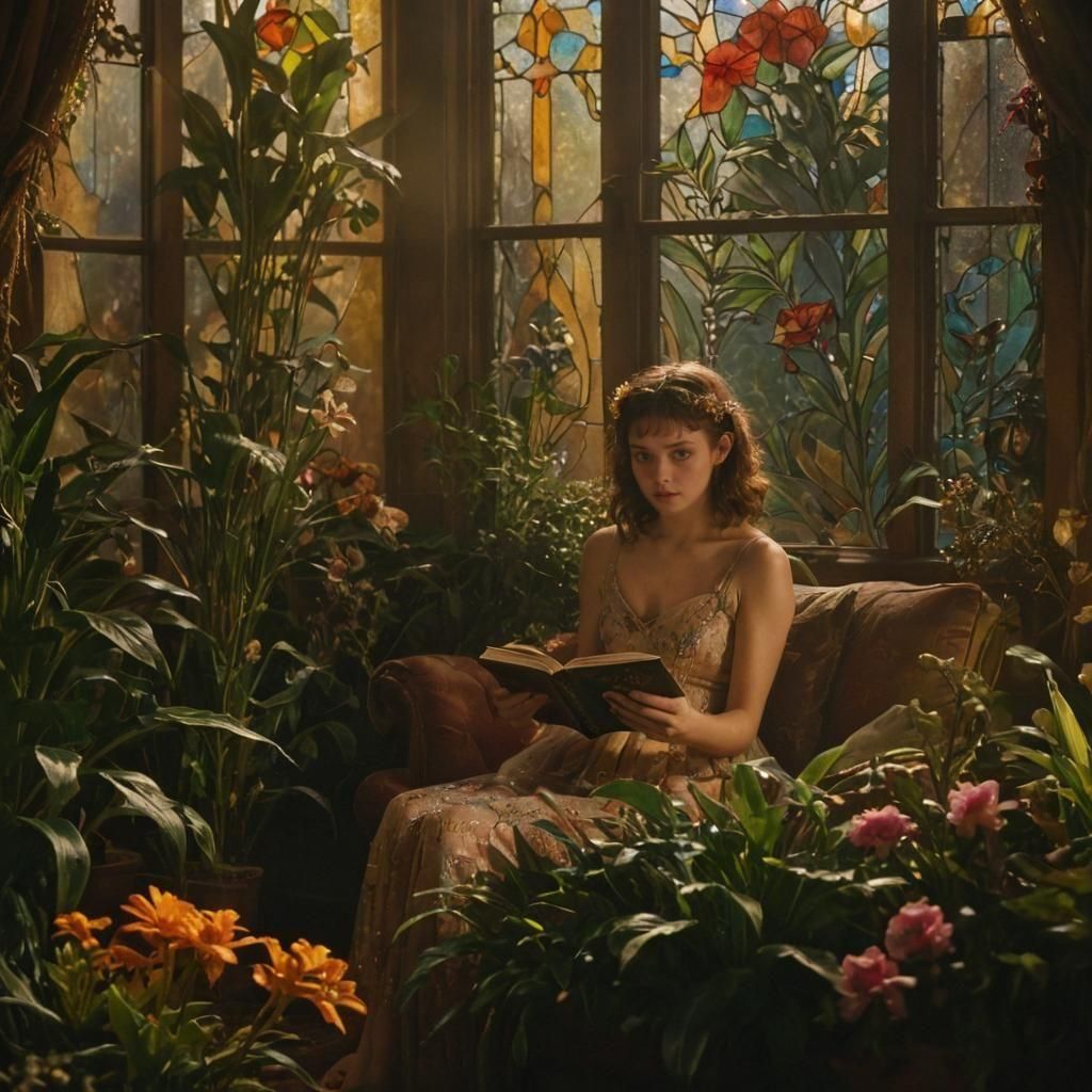 Enchanted Fairy Living Room in Cinematic Style