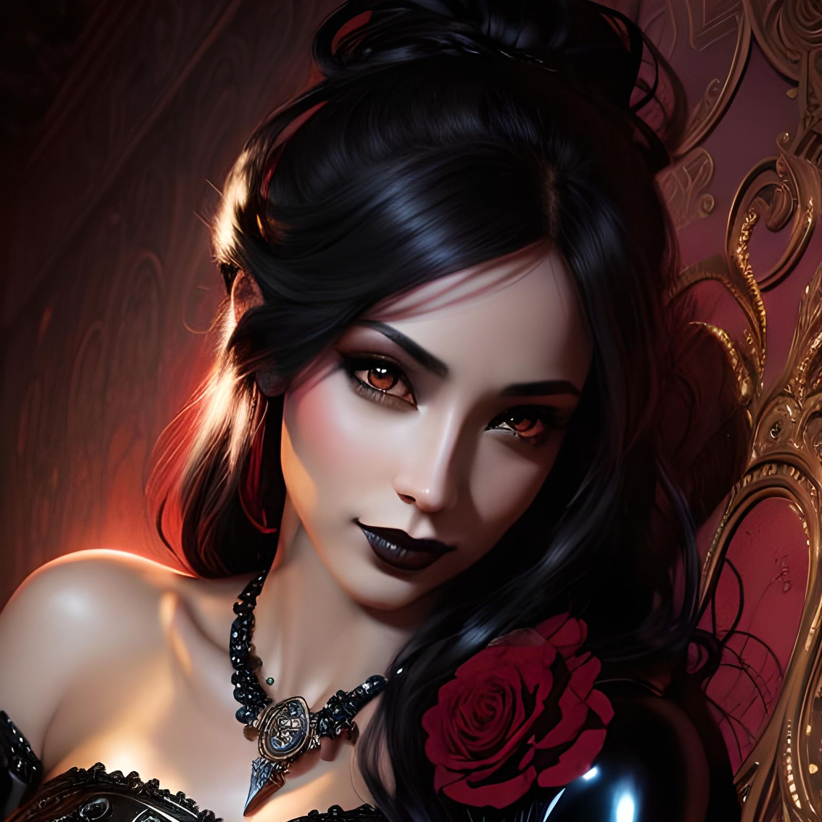 to smile ... or not to smile ... that is the question here