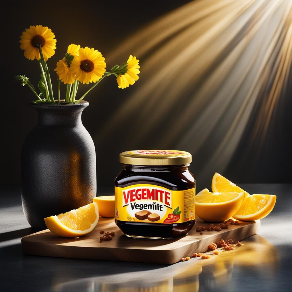 A heavenly jar of Vegemite.