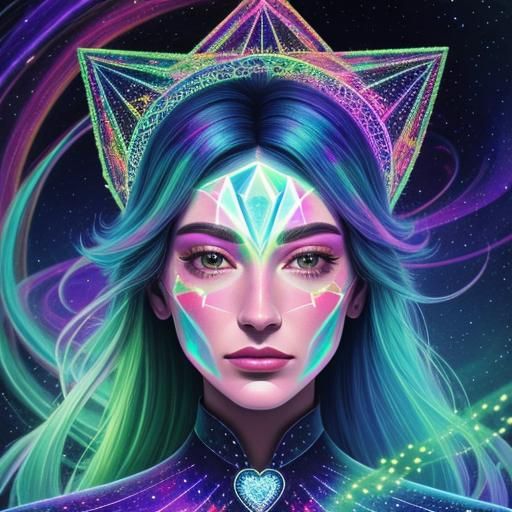 Cosmic Astral Illustration of Eleanor Snortgrass