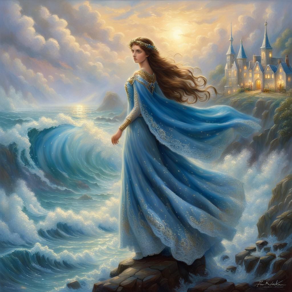 Ethereal Daughter of the Sea Portrait