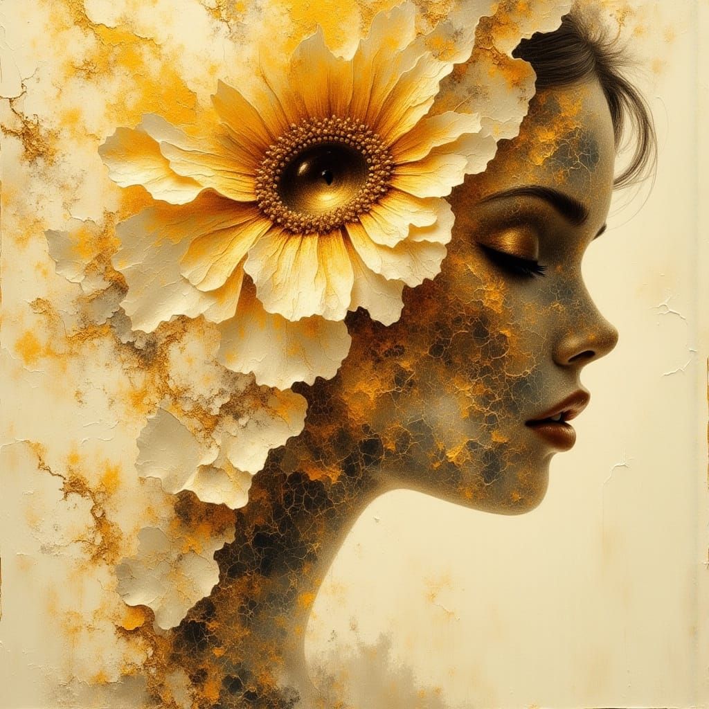 Golden Ephemeral Beauty