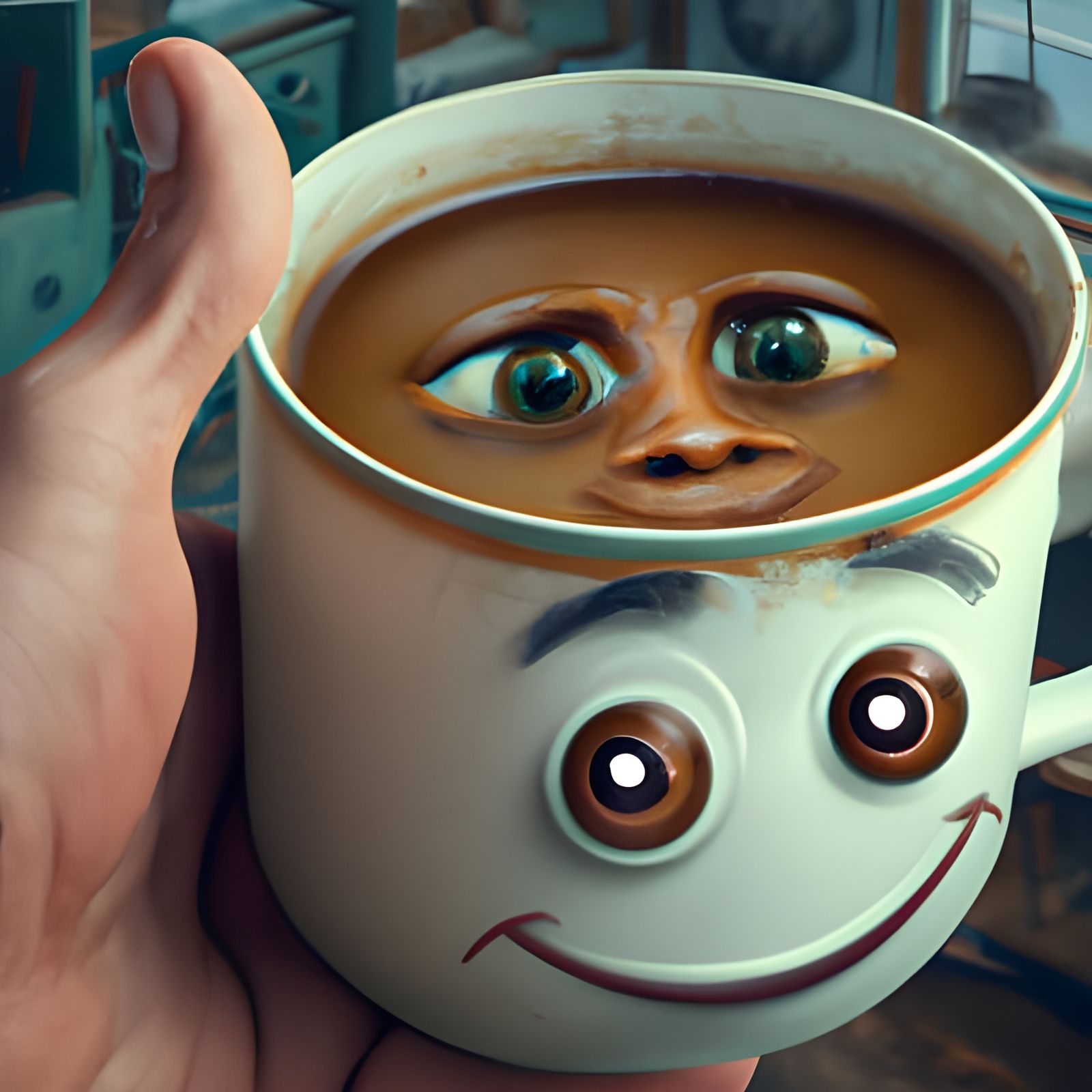 My morning coffee, my dear friend