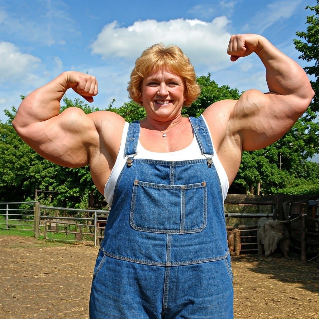 Chubby Farmer Mary: Giant Heavyweight Powerlifter