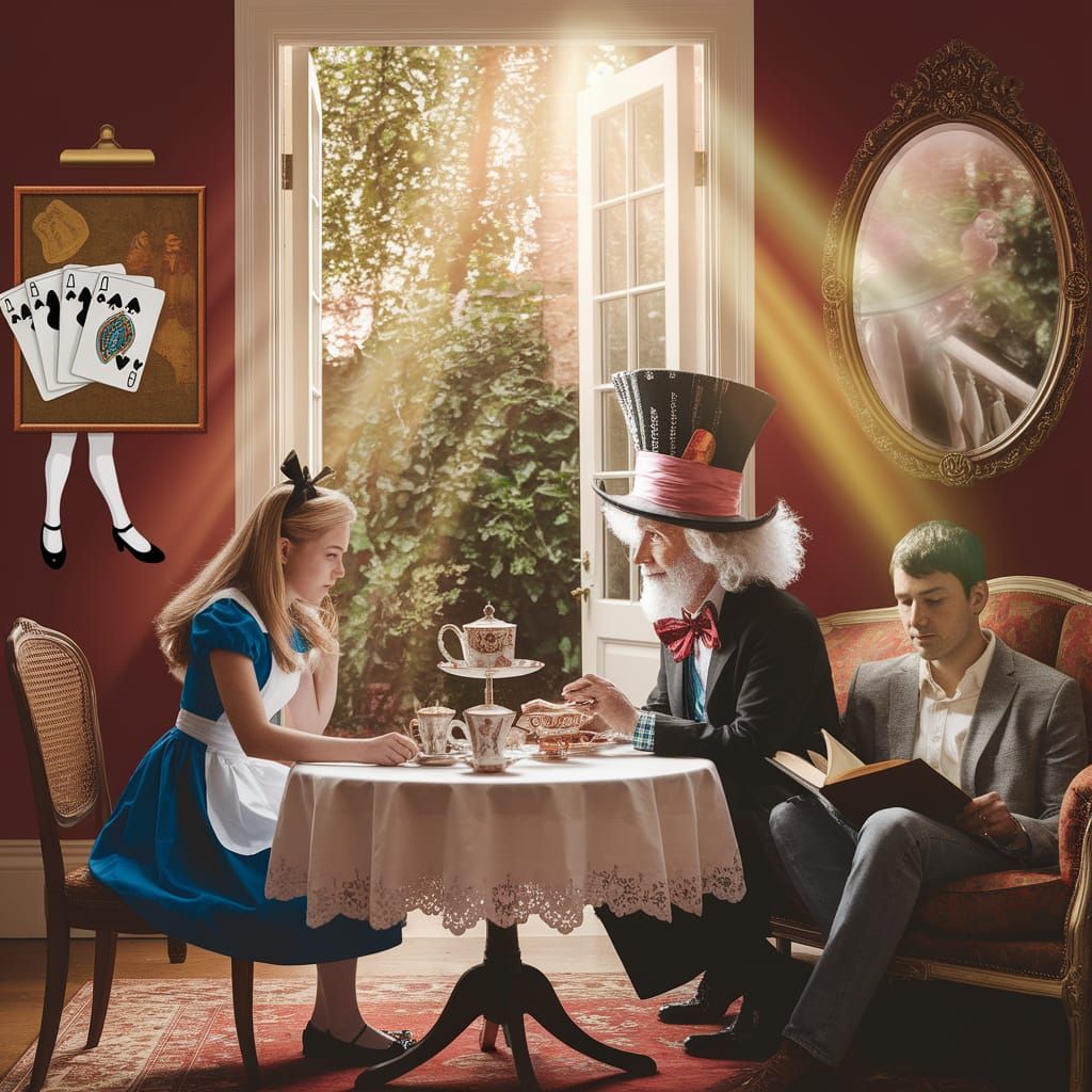 With Alice in Wonderland