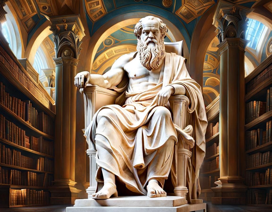 Ancient Library 200 BC, Grand Temple of Scholars,
the Library of Alexandria