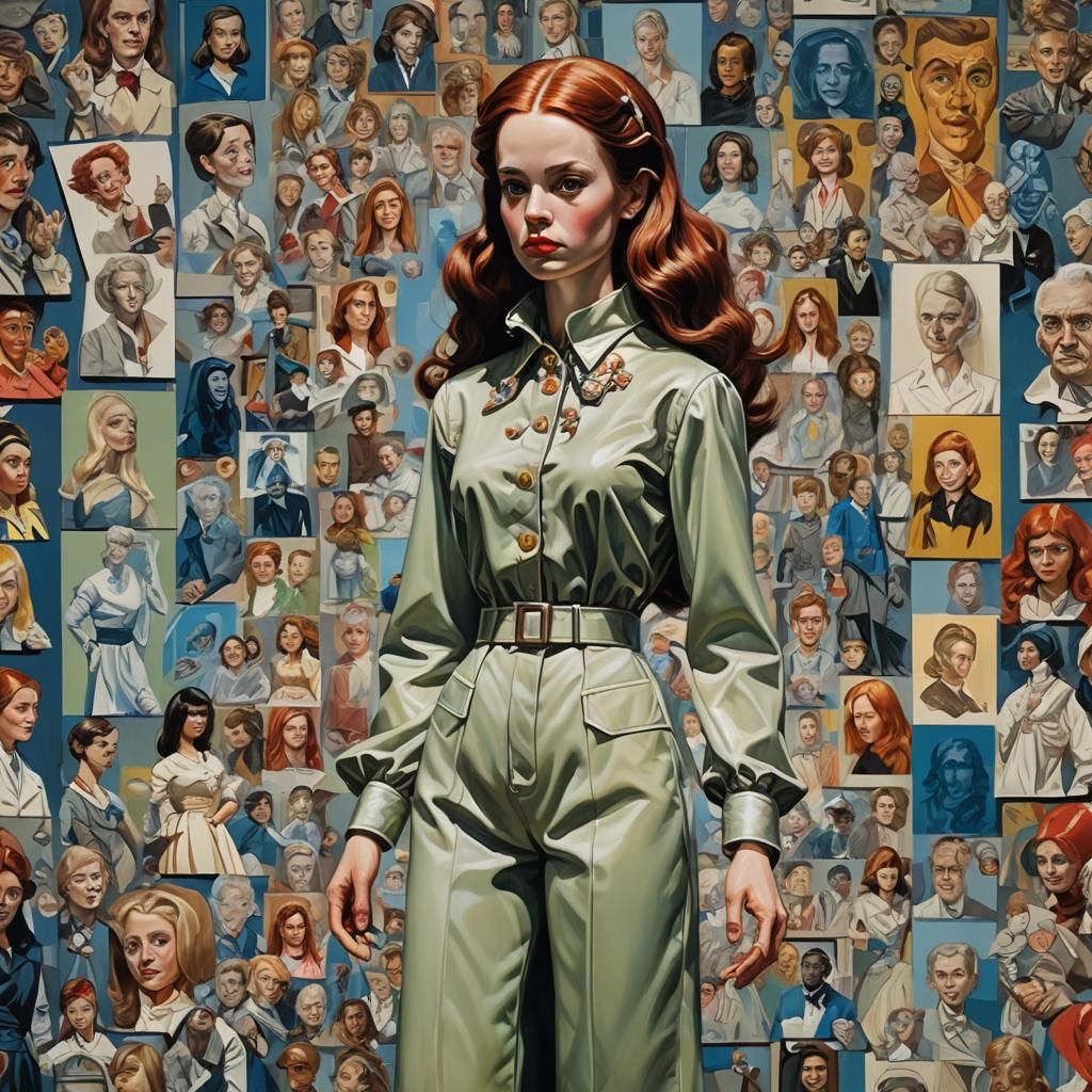 Hyperrealistic Woman Doll in Surrealist Style