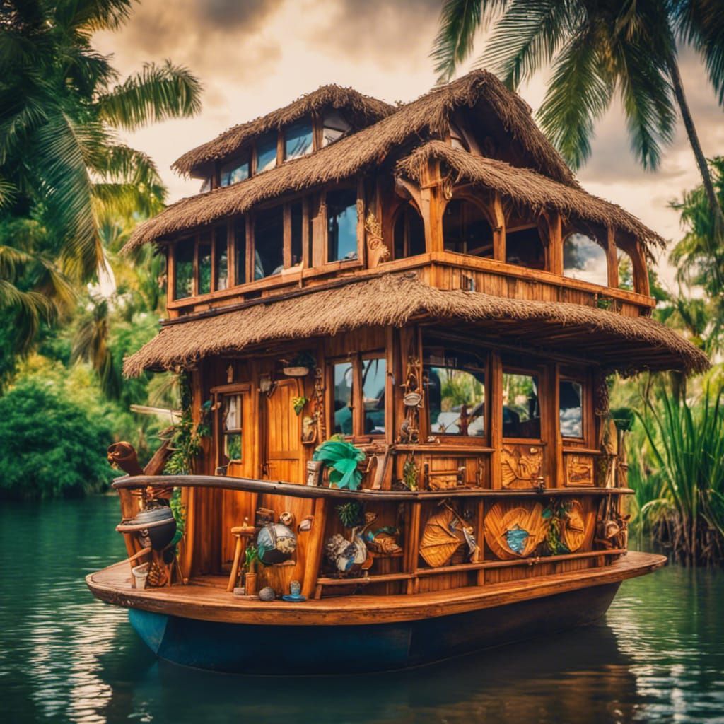 tiki boat life