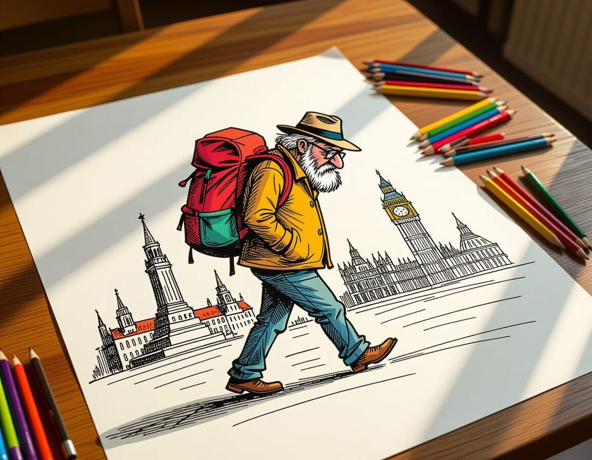 Head down in the land of wonders