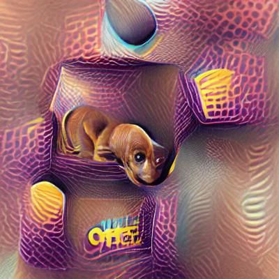 Adorable Chiweenie Puppy Portrait