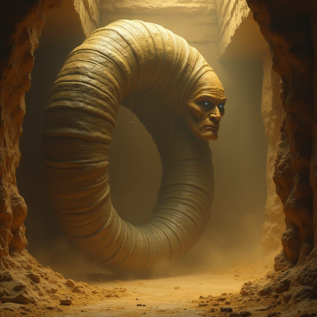 Gigantic Hybrid God Emperor Emerges from Spice Mist