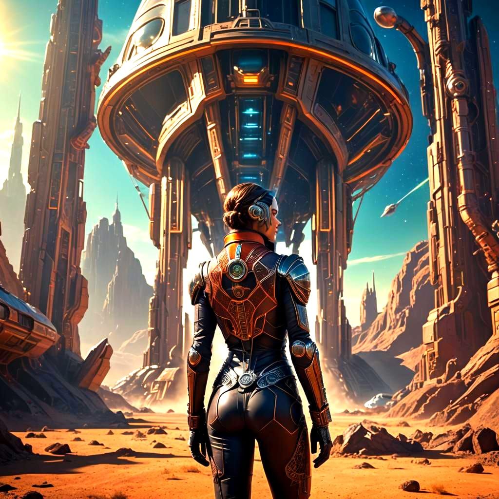 Vintage Science Fiction Hero Battles Alien Horrors on ROCKET...