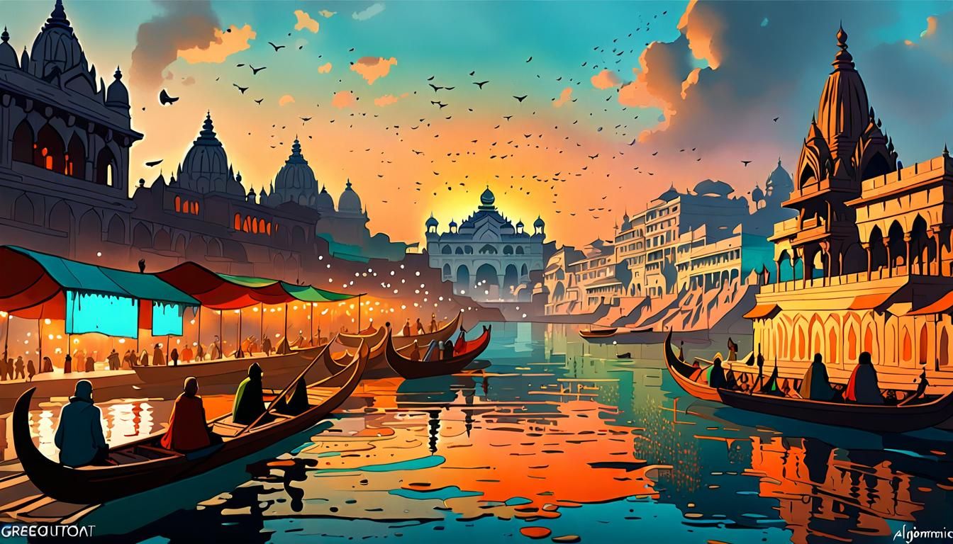 Ancient Banaras ghat