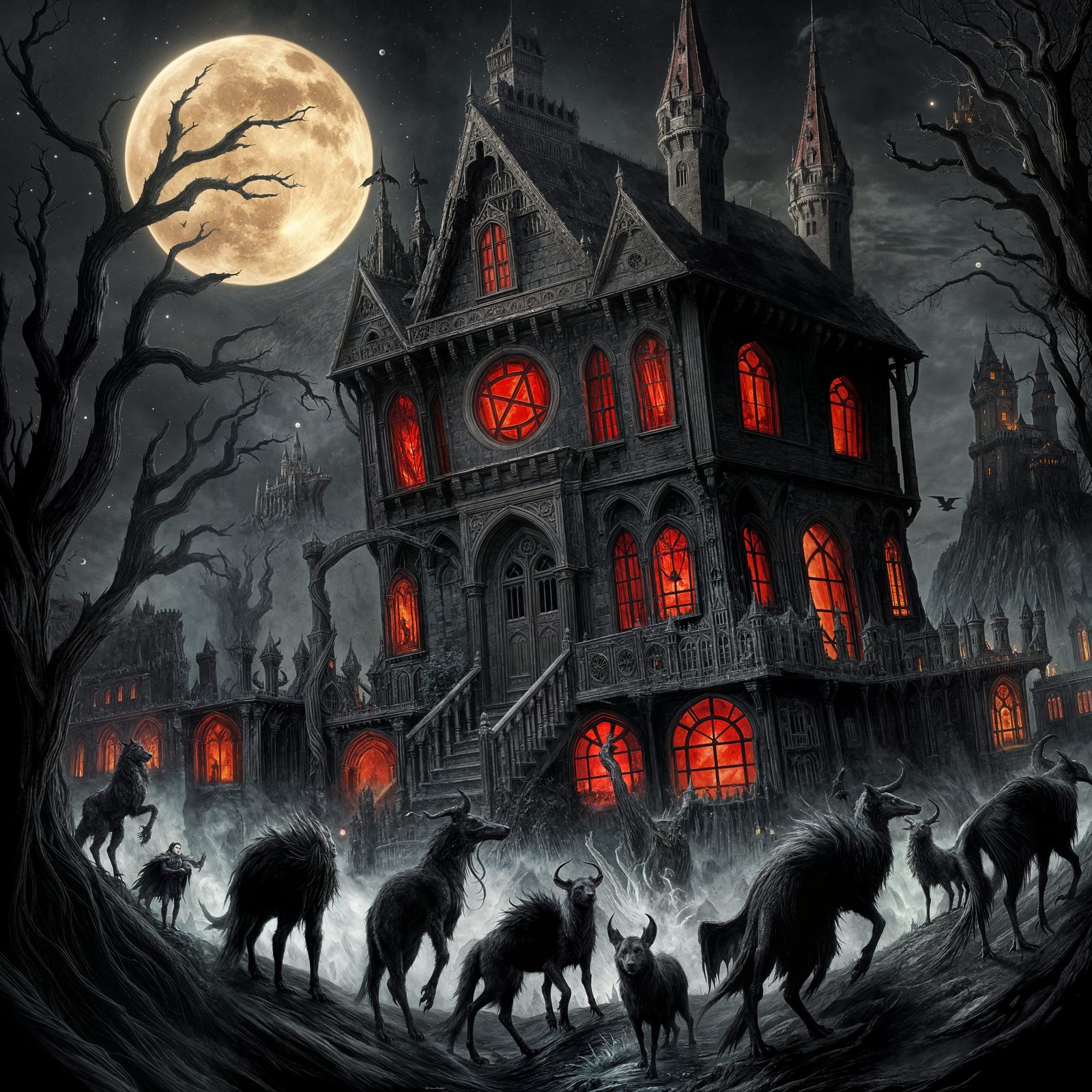 Dracula's Castle: A Horror Landscape in Oil, Watercolor and ...