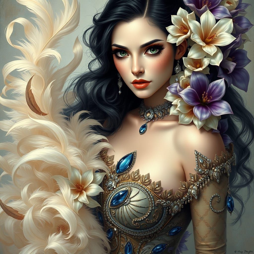 Ethereal Beauty in Dreamlike Splendor