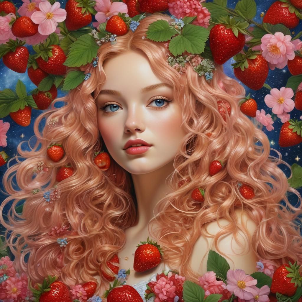 Celestial Strawberry Shortcake 🍓✦